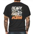 Ready To Race Ktm Mens Back Print T-shirt