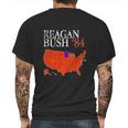 Reagan Bush 1984 Mens Back Print T-shirt