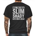 The Real Slim Shady Mens Back Print T-shirt