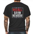 Recall Gavin Newsom Ca Governor Gavin Newsom Mens Back Print T-shirt