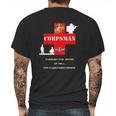 Red Cross Navy Corpsman Fmf Warfare Specialist Mens Back Print T-shirt