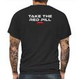 Take The Red Pill Mens Back Print T-shirt