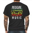 Reggae Music Peace One Love Rasta African Roots Mens Back Print T-shirt