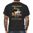 Rest John Prine Mens Back Print T-shirt