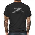 Retro 350Z Car Mono Art Mens Back Print T-shirt