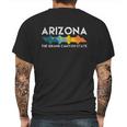 Retro Arizona Az The Grand Canyon State Hiking Backpacking Cool Gift Graphic Design Printed Casual Daily Basic Mens Back Print T-shirt