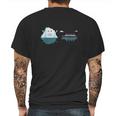 Retro Funny Titanic Cruise Ship Iceberg Mens Back Print T-shirt