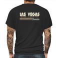 Retro Las Vegas Nevada Vintage 80S 70S Souvenir Gifts Mens Back Print T-shirt