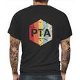 Retro Pta Physical Therapy Assistant Gifts Graduation Month Mens Back Print T-shirt