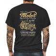 Retro Vintage American Motorcycle Indian For Old Biker Gifts Mens Back Print T-shirt