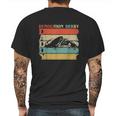 Retro Vintage Daddy Demolition Derby Mens Back Print T-shirt