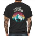 Retro Vintage Mount Shasta California Mountains Bear Mens Back Print T-shirt