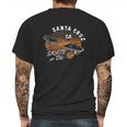 Retro Vintage Santa Cruz California Skateboard Street Wear Mens Back Print T-shirt