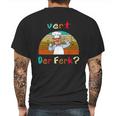 Retro Vintage Vert Der Ferk Mens Back Print T-shirt