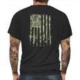 Rifle Flag Camo Mens Back Print T-shirt