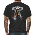 Rip Eddie Van Halen Playing Guitar Mens Back Print T-shirt