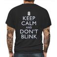 Ripple Junction Doctor Who Keep Calm And Dont Blink Mens Back Print T-shirt