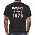 Rockin Since 1973 Hard Rock Mens Back Print T-shirt