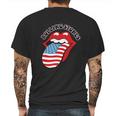 The Rolling Stones Usa Tongue Mens Back Print T-shirt