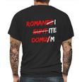 Romanes Eunt Domus W Mens Back Print T-shirt