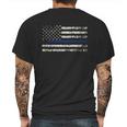 Rothco Thin Blue Line Mens Back Print T-shirt