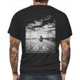 Route 66 Biker On The Road Mens Back Print T-shirt