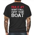 Rule 1 DonFall Off The Boat Shirt - Funny Cruise Shirts Mens Back Print T-shirt