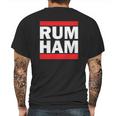 Rum Ham Funny Logo Parody Graphic Mens Back Print T-shirt