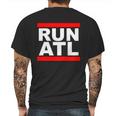 Run Atl Atlanta Georgia Sports Fans Mens Back Print T-shirt