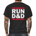 Run Dungeons And Dragons T-Shirt Mens Back Print T-shirt