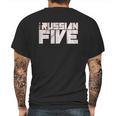 The Russian Five Official Movie Official Logo Of Red Wings Documentary Mens Back Print T-shirt