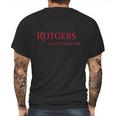 Rutgers University School Of Social Work Mens Back Print T-shirt