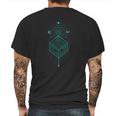 Sacred Geometry Magic Cube Totem Shirt Mens Back Print T-shirt