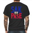 Sak Pase Art Cute Haitian Creole Pride Mens Back Print T-shirt