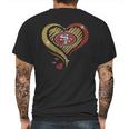 San Francisco 49Er Heart Diamond Shirt Mens Back Print T-shirt