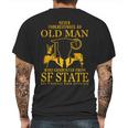 San Francisco State University Mens Back Print T-shirt