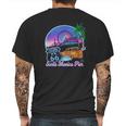 Santa Monica Pier Us Route 66 End Pacific Ocean Souvenir Mens Back Print T-shirt