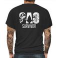 Sao Survivor Online Asuna Kirito Mens Back Print T-shirt