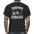 Scotch Drinker And Cigar Smoker Mens Back Print T-shirt