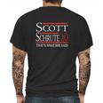 Scott Schrute 20 Thats What She Said Mens Back Print T-shirt