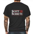 Scott Schrute 2020 Campaign Mens Back Print T-shirt