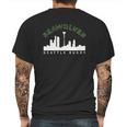 Seattle Seawolves City Skyline Mens Back Print T-shirt