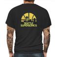 Seattle Supersonics Basketball Print Mens Back Print T-shirt