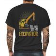 See Yah Later Excavator Mens Back Print T-shirt