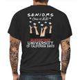 Senior Class Of 2020 Graduation Social Distancing University Of California Davis 2020 Mens Back Print T-shirt