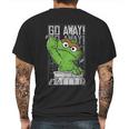 Sesame Street Oscar The Grouch Go Away Mens Back Print T-shirt