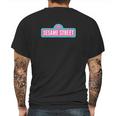 Sesame Street Pink Logo Mens Back Print T-shirt