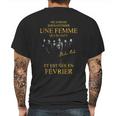 Shaka Ponk Une Femme Est Te Née En Fevrier Mens Back Print T-shirt