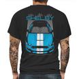 Shelby Gt350 Grabber Blue Mens Back Print T-shirt