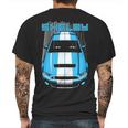 Shelby Gt500 S197 Grabber Blue Mens Back Print T-shirt